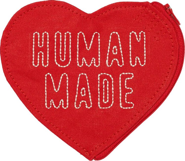 Human Made Heart Bank Pouch Red