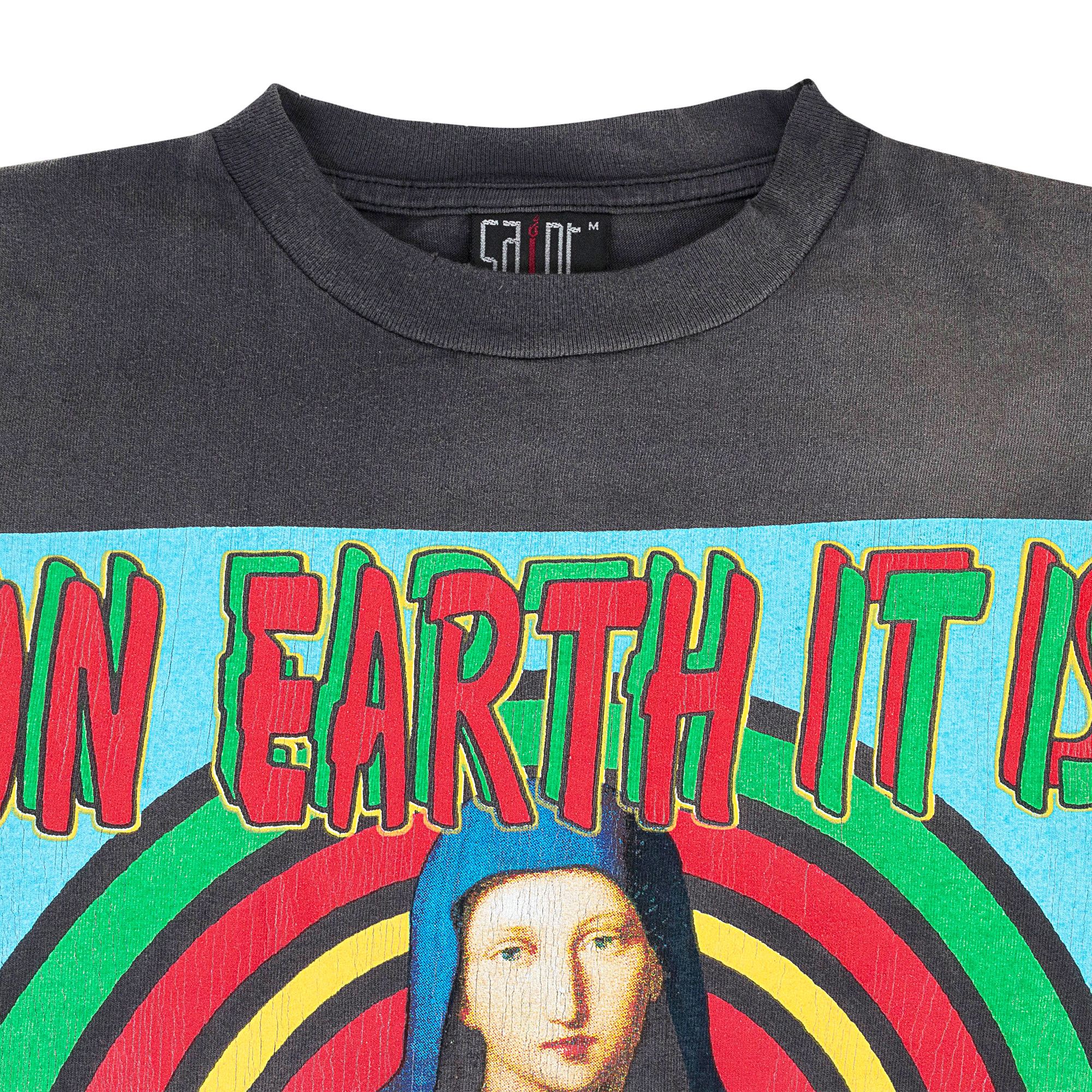 Buy SAINT Mxxxxxx On Earth Tee 'Black' - SM YS8 0000 002 | GOAT