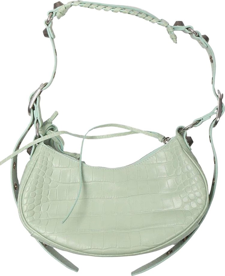 Balenciaga Le Cagole Shoulder Bag Light Green