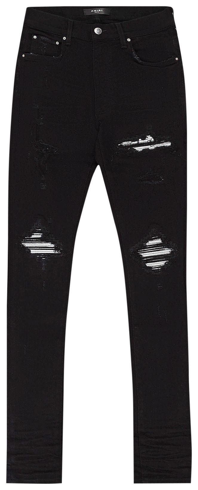Amiri MX1 Skinny Jeans BlackSilver