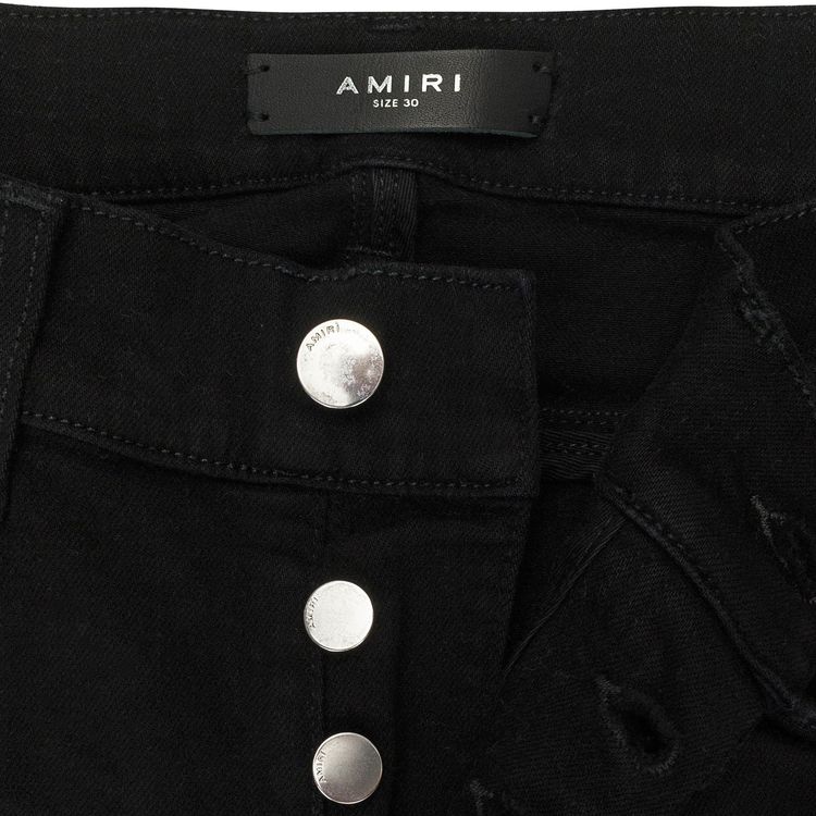 Amiri MX1 Skinny Jeans BlackSilver