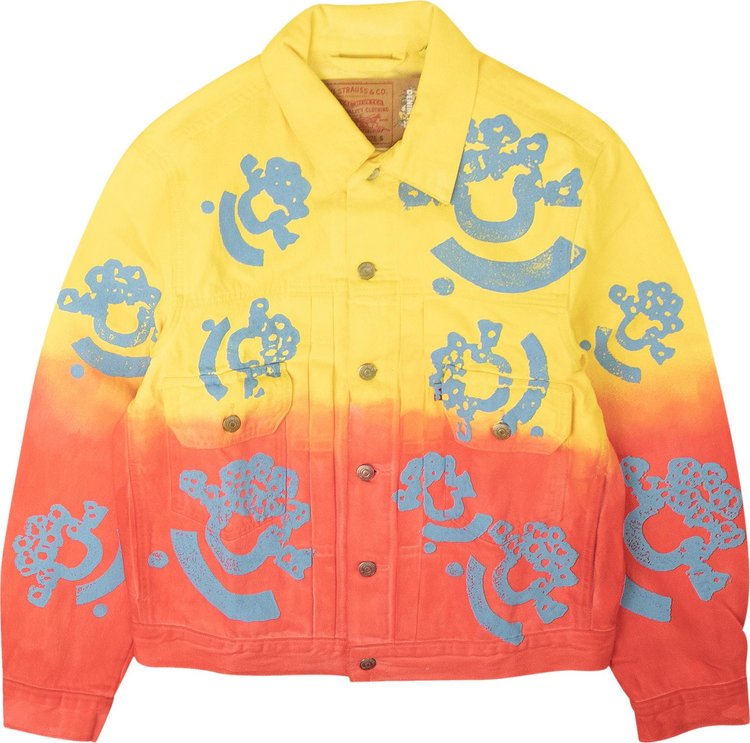 Denim Tears Bstroy Tears Type 2 Denim Jacket Multicolor