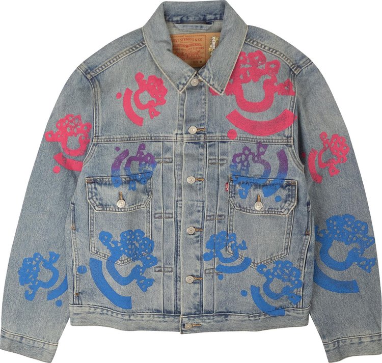 Denim Tears Bstroy Tears Type 2 Denim Jacket Light Wash