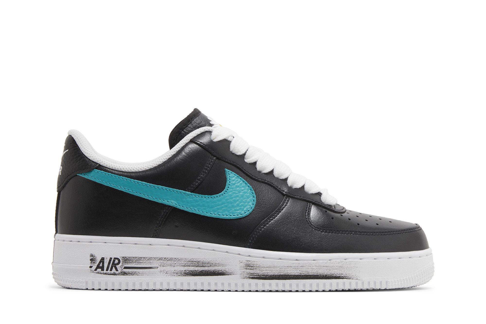 Black and turquoise nike air force 1 sales