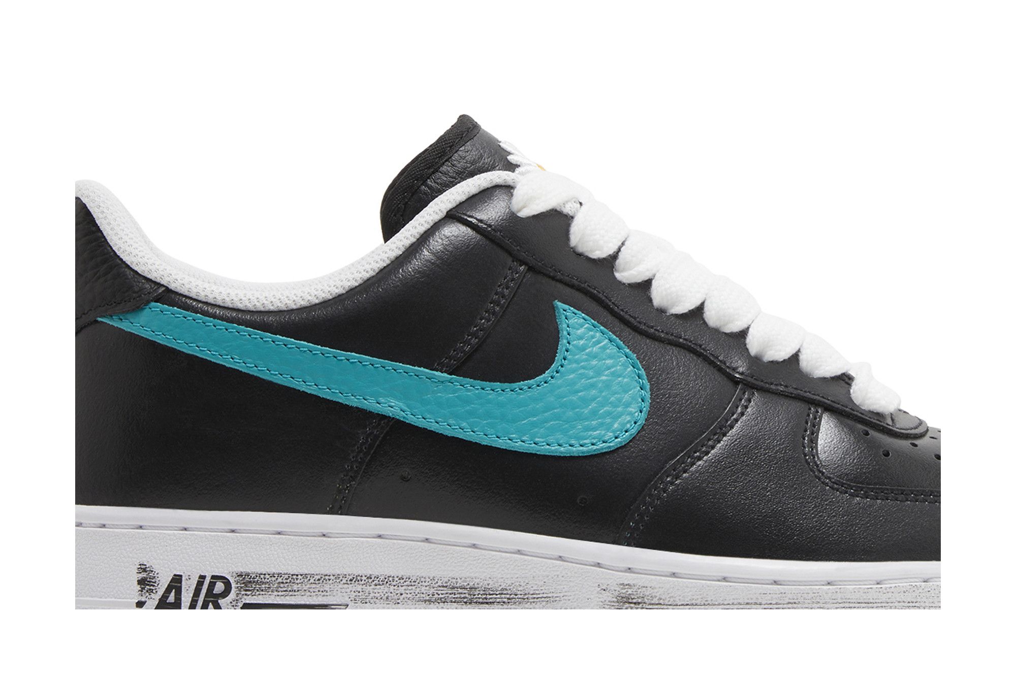 Nike air force 1 black and turquoise cheap