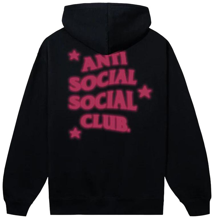 Anti Social Social Club Its All A Blur Hoodie Black