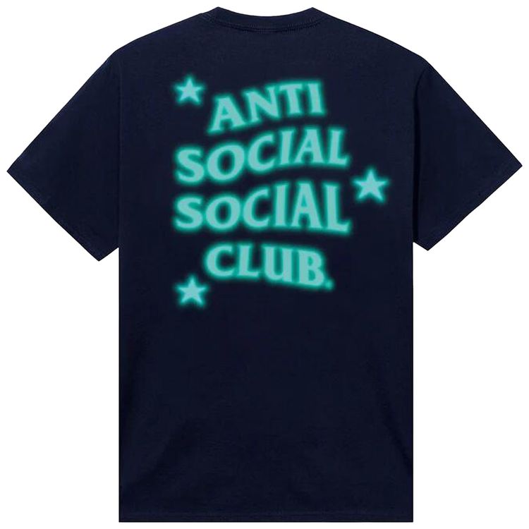 Anti Social Social Club Its All A Blur Tee Deep Navy