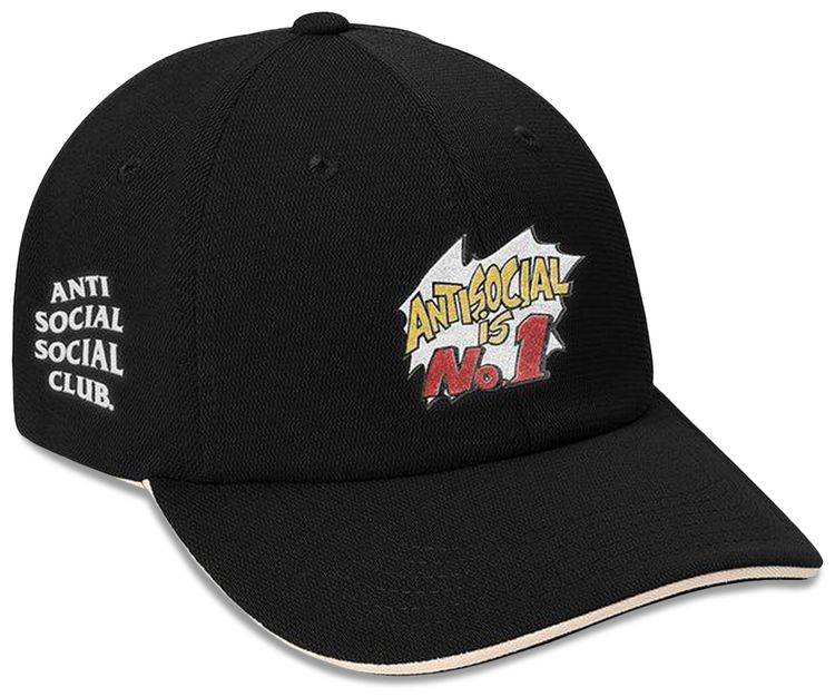 Anti Social Social Club First Place Cap Black