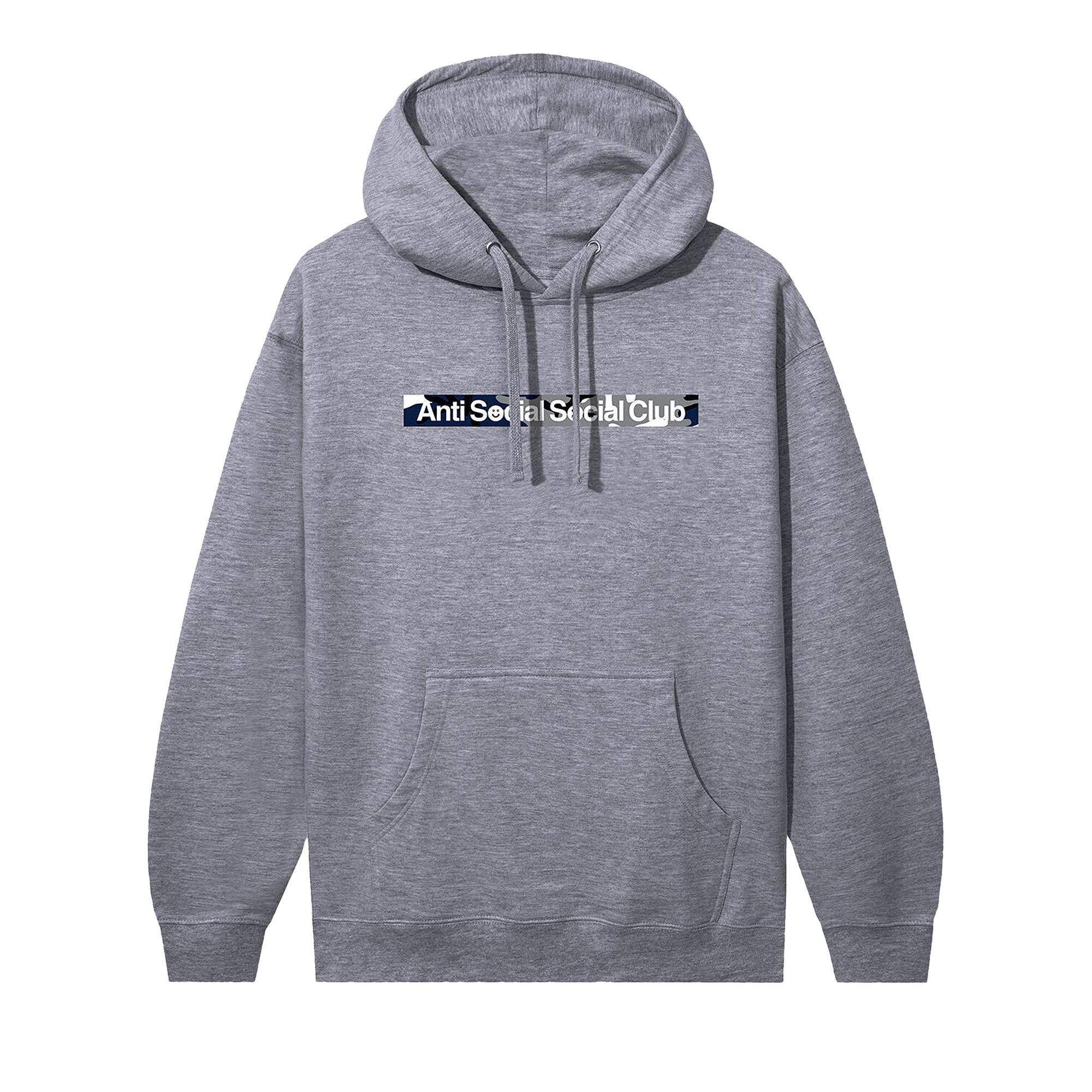 Buy Anti Social Social Club Pay No Attention Hoodie Gunmetal Heather ASSC24831HD02 GOAT