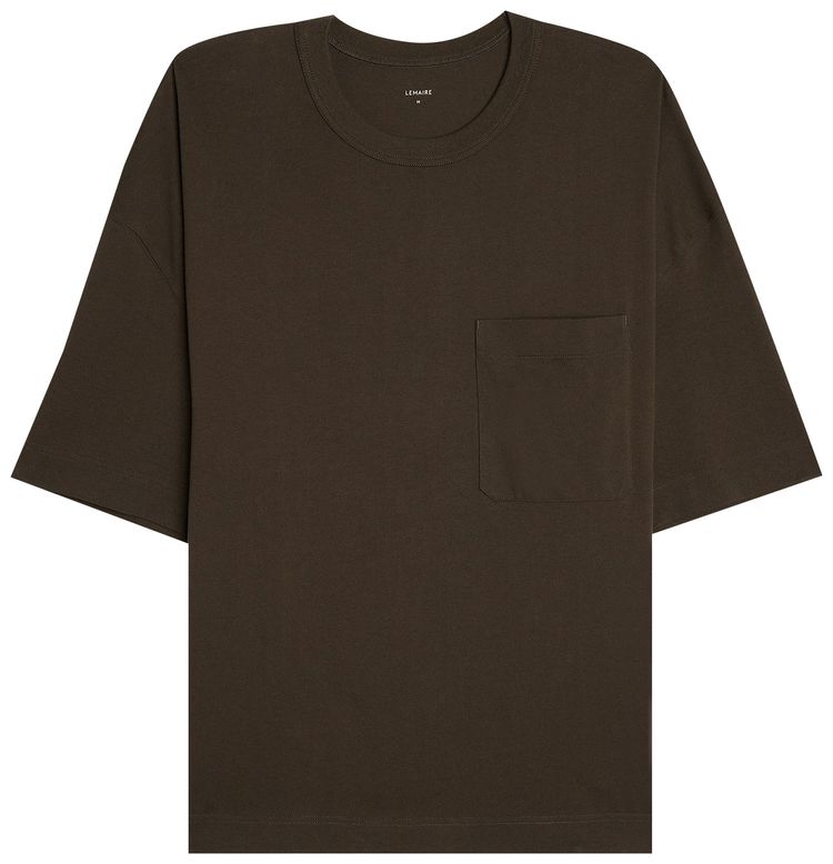 Lemaire Short Sleeve T Shirt Espresso