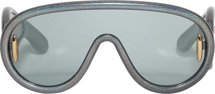 Loewe Paulas Ibiza Shield Sunglasses BlackBlue