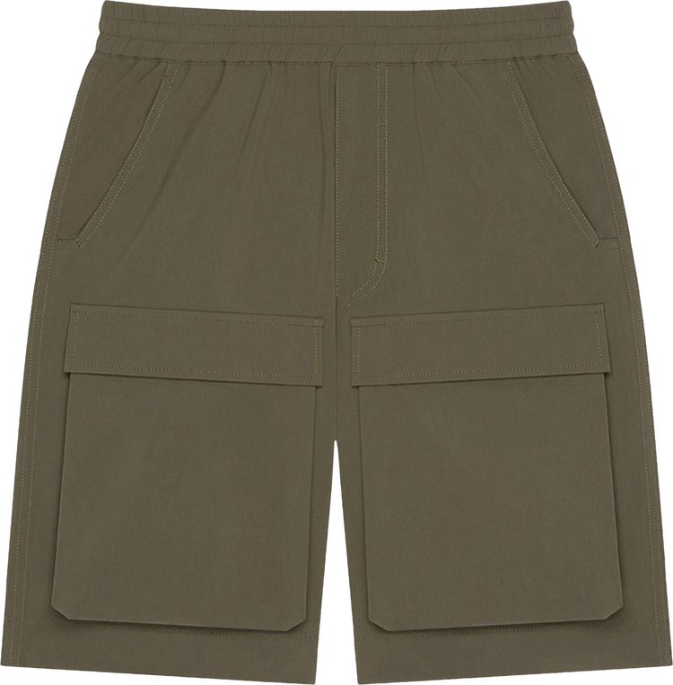 Givenchy Cargo Bermuda Shorts Khaki