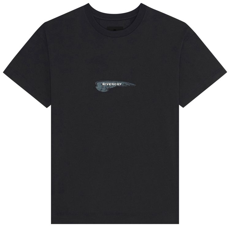 Givenchy Printed Wings Tee Black