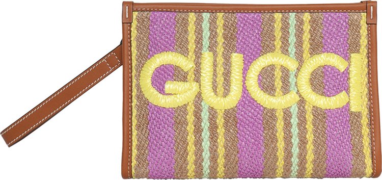 Gucci Jute Pouch Multicolor