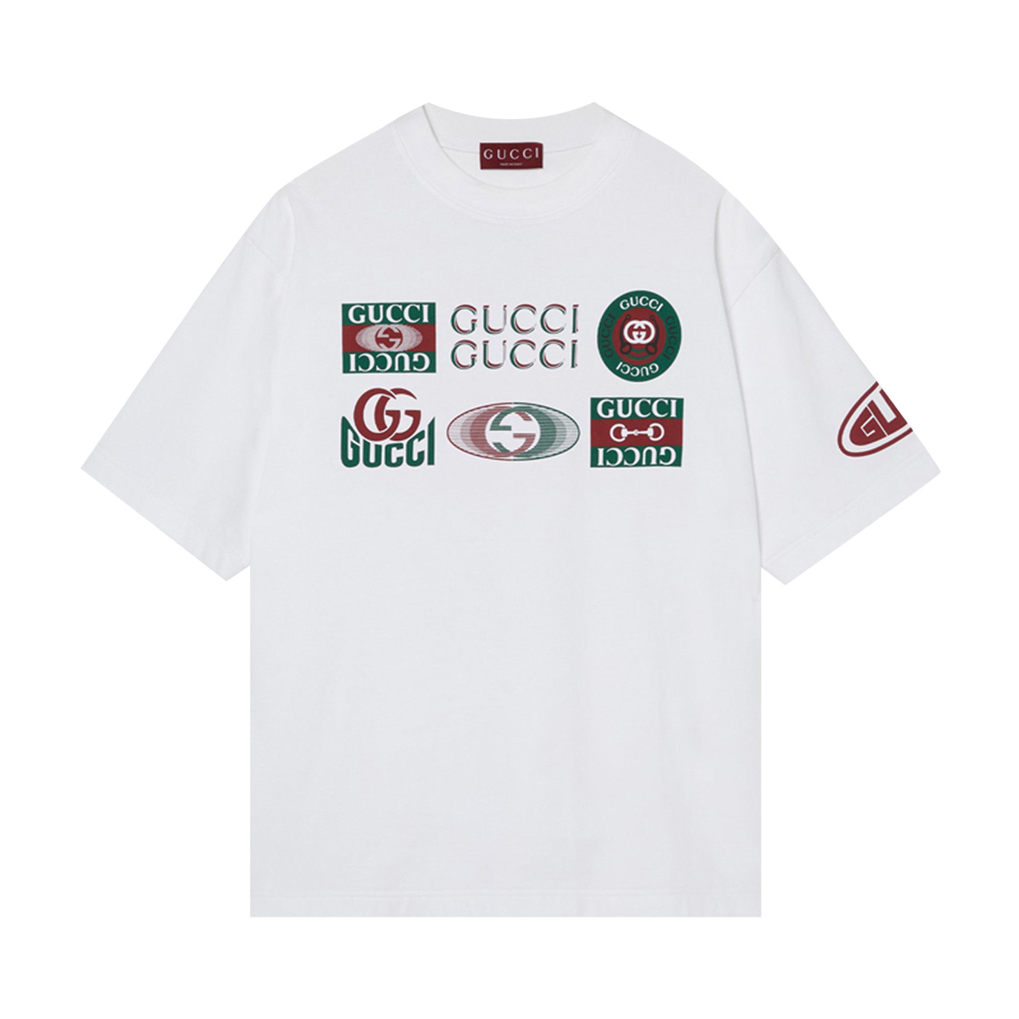 Size xxl Gucci Multi Logo T Shirt White