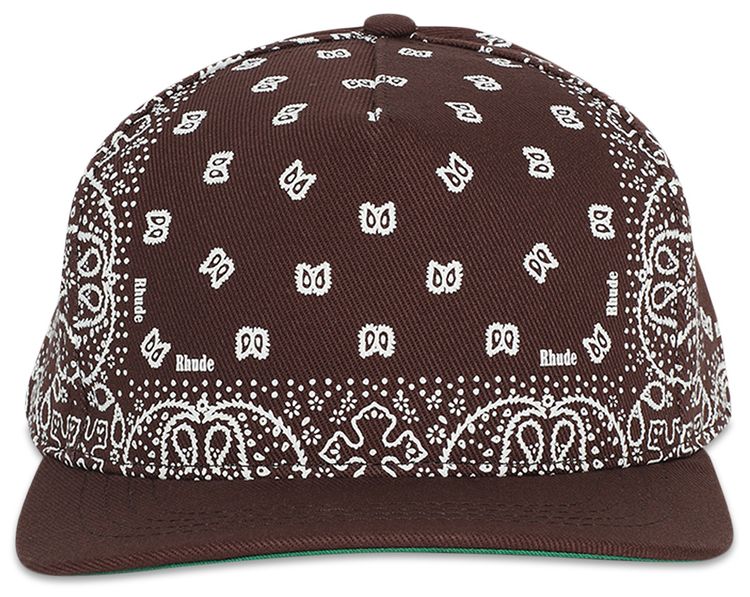 Rhude Bandana Canvas Hat TanWhite