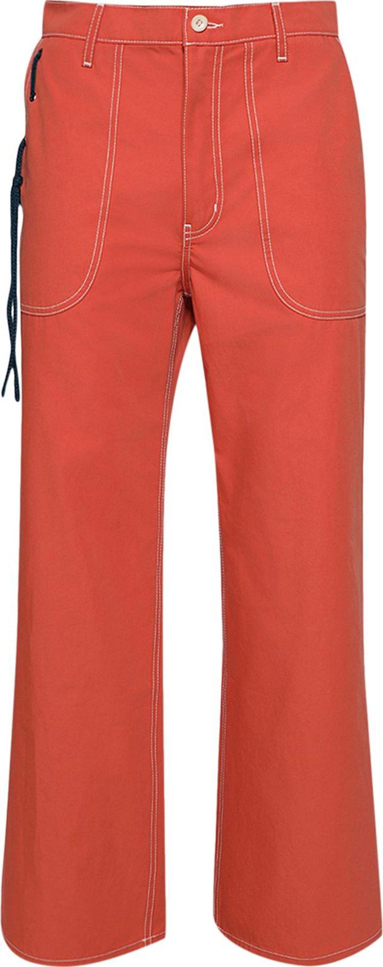 The Elder Statesman Silvano Trust Pant Filthy Orange