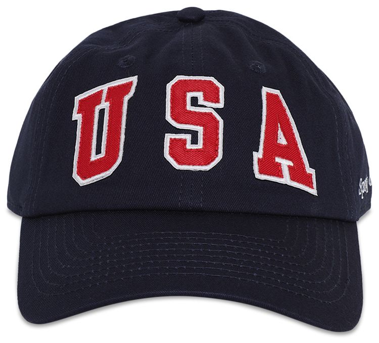 Sporty  Rich USA Hat NavySports RedWhite