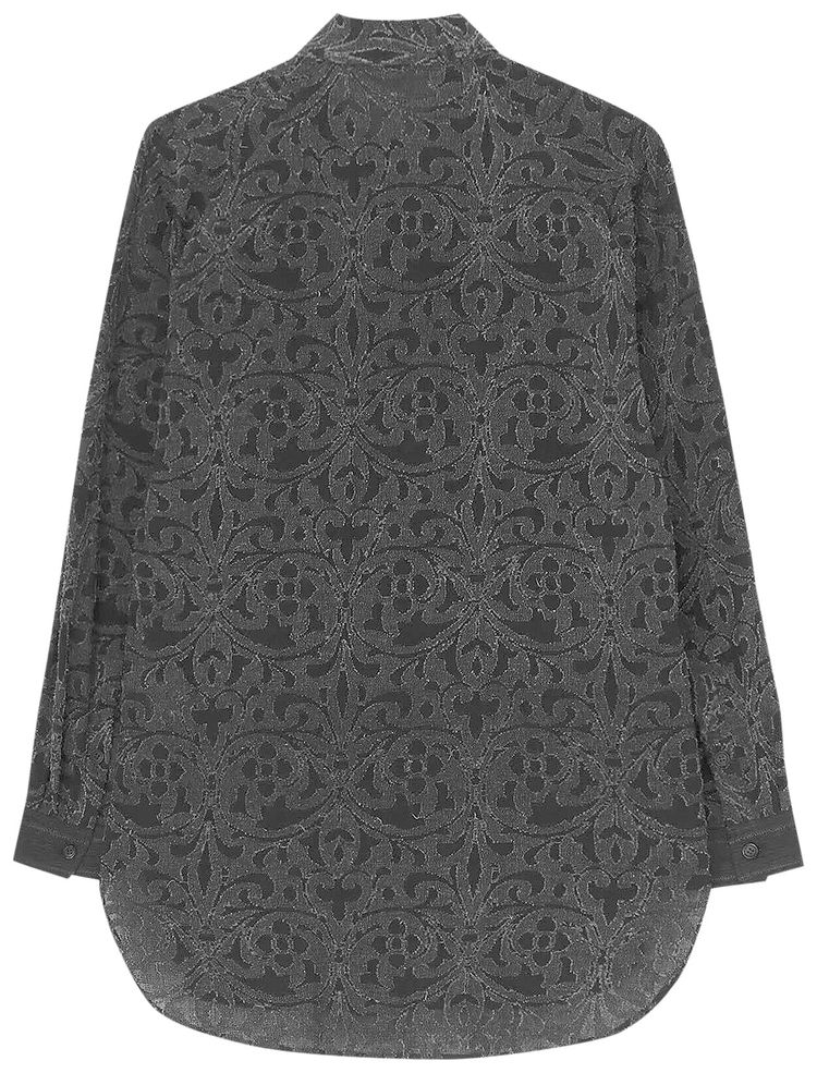 Yohji Yamamoto Pour Homme Ashymmetric Notch Collar Shirt Black