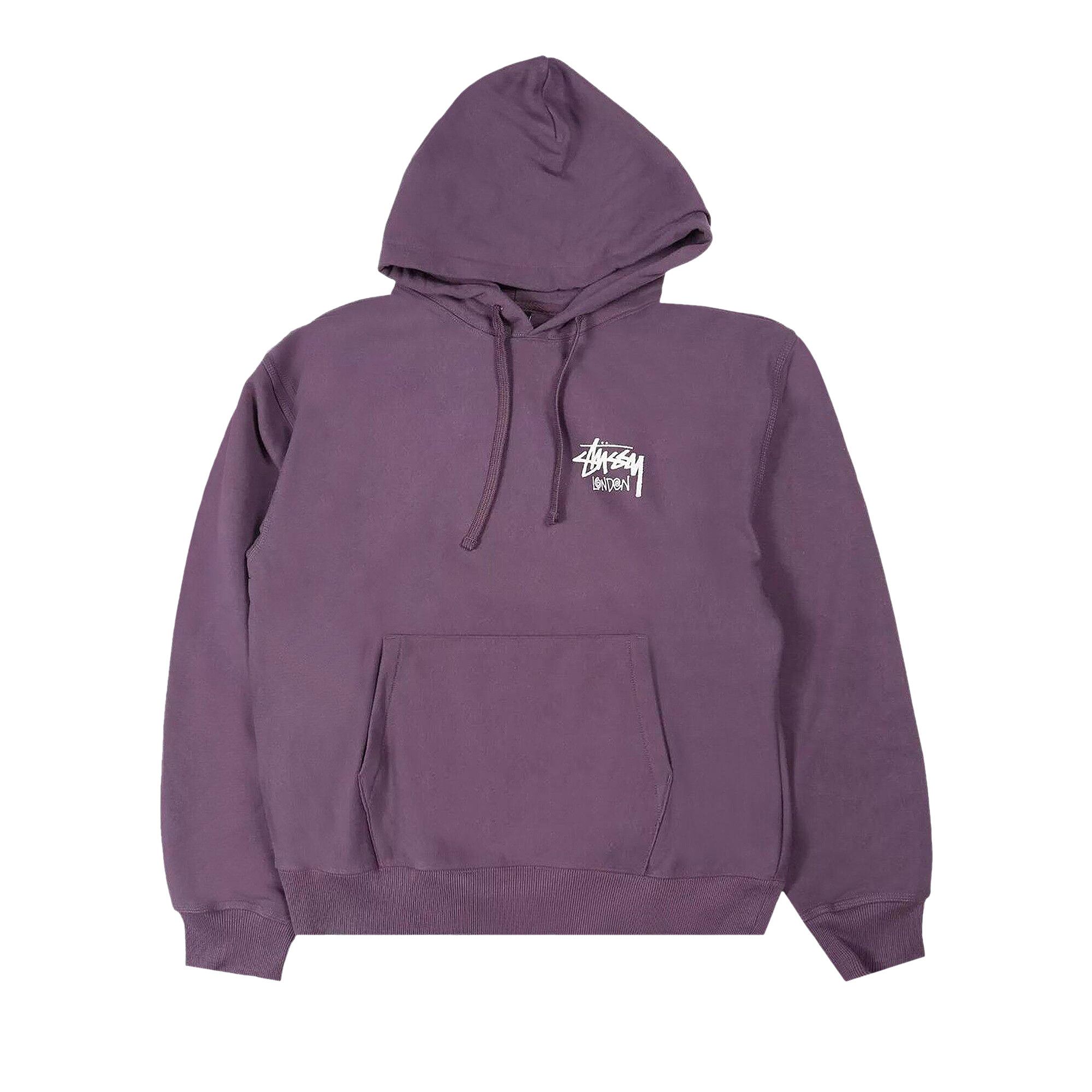 Buy Stussy Stock London Hoodie 'Grape' - 3923800 GRAP | GOAT