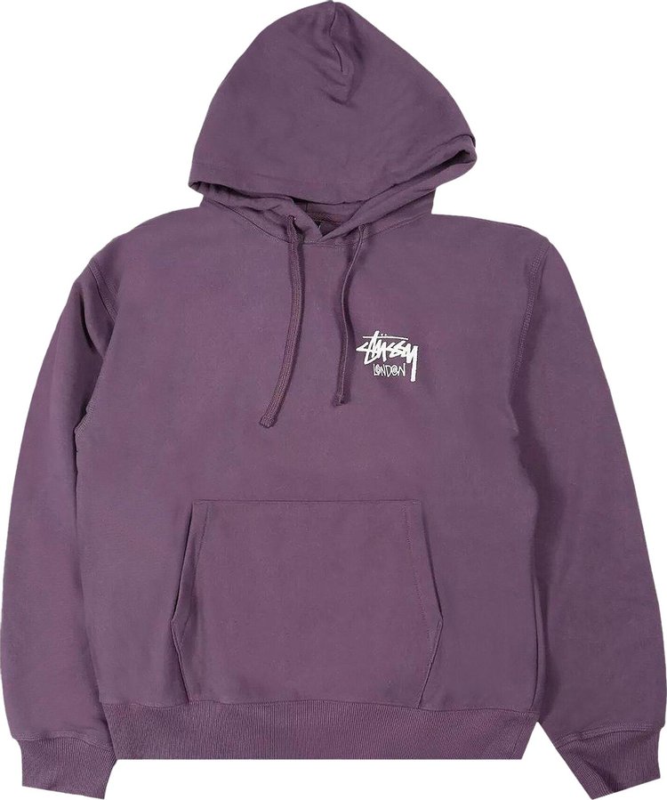 Stussy Stock London Hoodie Grape