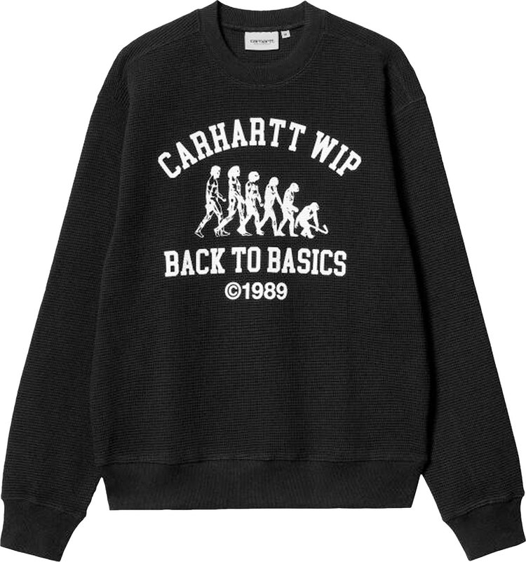 Carhartt WIP Main Basics Sweat BlackWhite