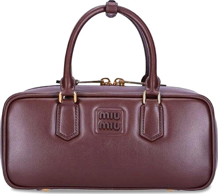 Miu Miu Medium Arcadie Top Handle Bag Briarwood