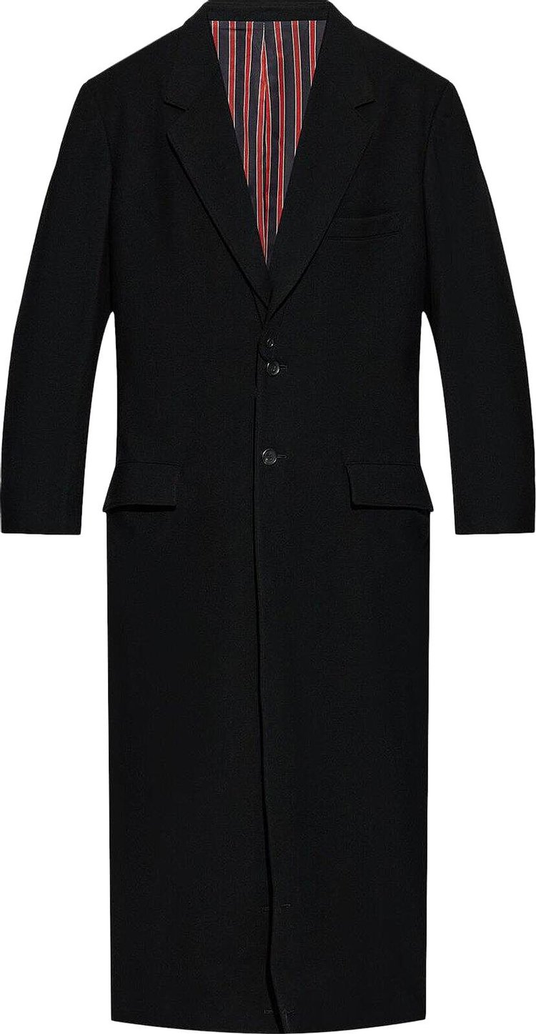 Yohji Yamamoto Pour Homme W Spare Collar Jacket Black