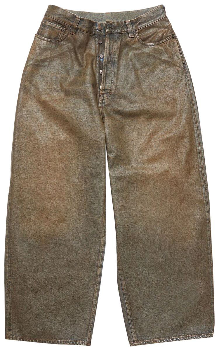 Acne Studios Super Baggy Fit Jeans Mid Blue