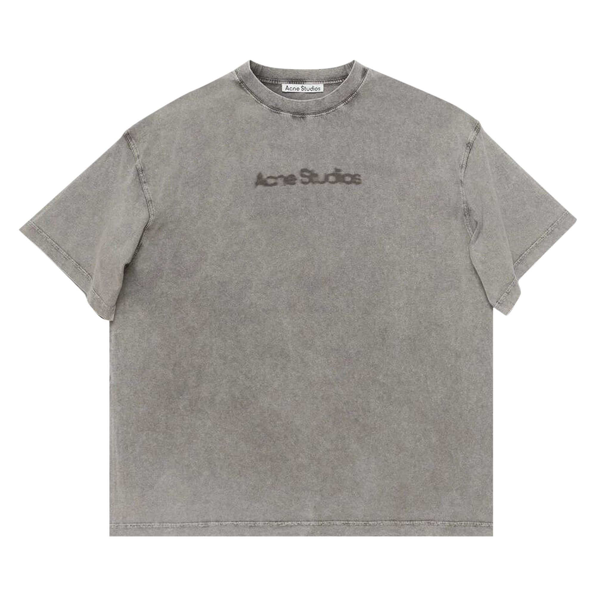 ★Acne Studios★ Blurred Logo T-Shirt Buy Acne Studios Blurred Logo T-Shirt 'Faded Grey' - CL0303 GOAT