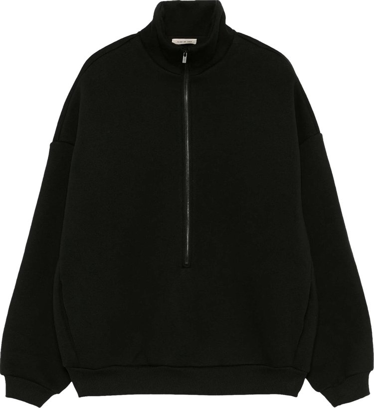 Fear of God Half Zip Mockneck Black