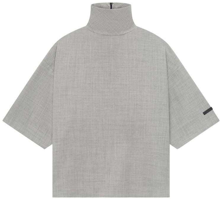 Fear of God High Neck Short Sleeve Shirt Paris Sky