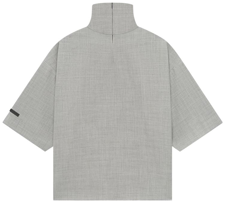 Fear of God High Neck Short Sleeve Shirt Paris Sky