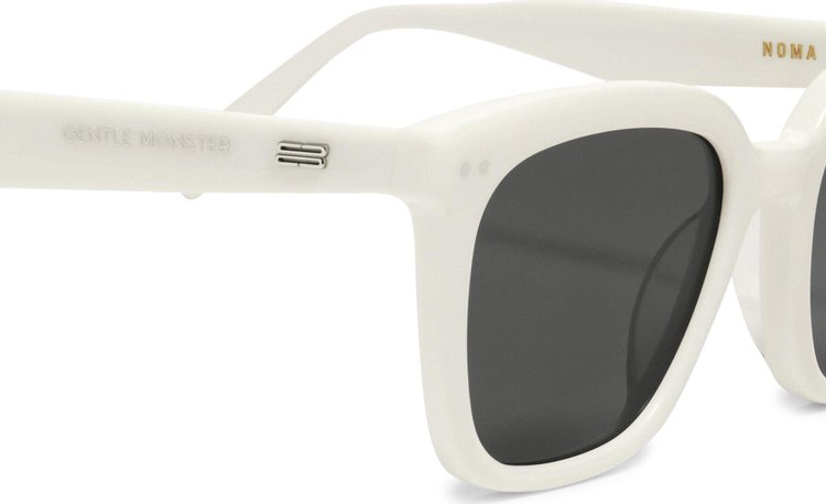 Gentle Monster Noma W2 Sunglasses White