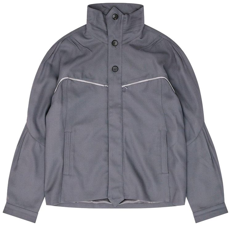 Kiko Kostadinov Ohne K Dart Jacket Iron Grey