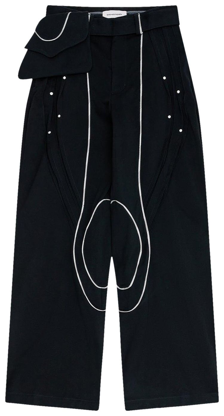 Kiko Kostadinov Chalice Trouser Raven Black