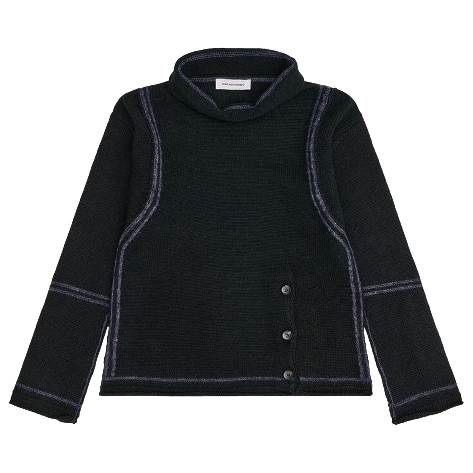 Buy Kiko Kostadinov Scarpitta Knit 'Black/Grey' - KKAW24KN03 104 BLAC | GOAT