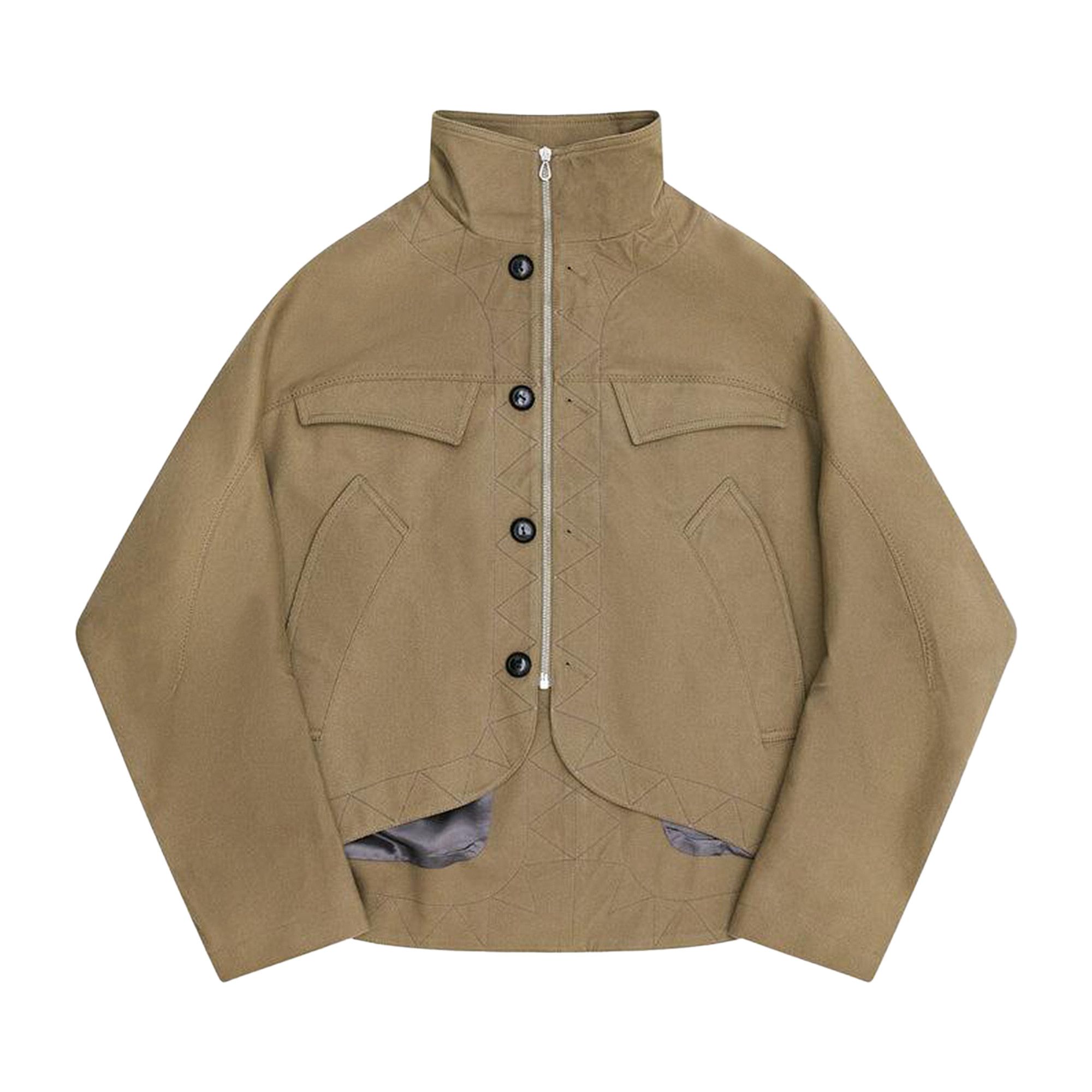 Buy Kiko Kostadinov Jacklight Jacket 'Brass Green' - KKAW24J06 53