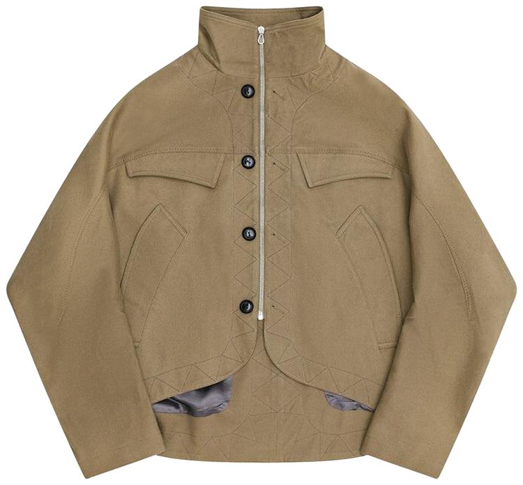 Kiko Kostadinov Jacklight Jacket Brass Green