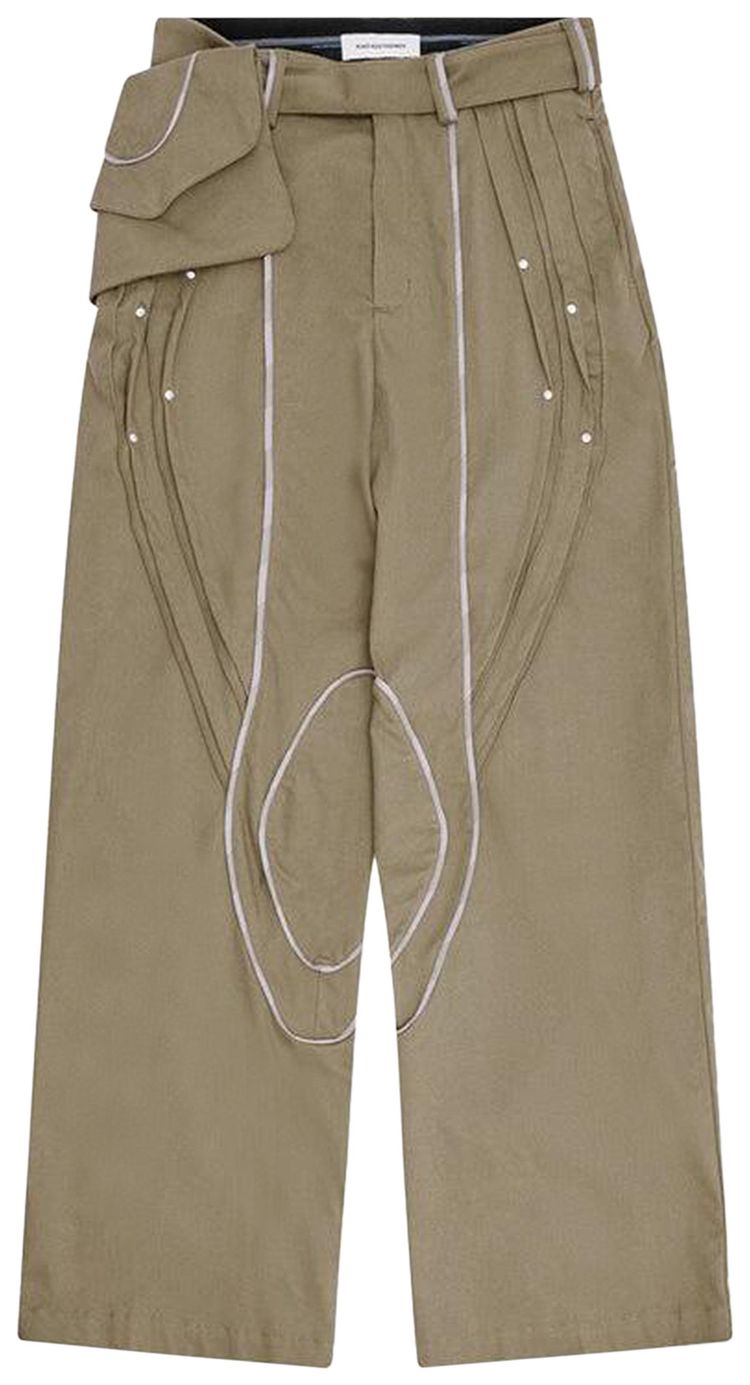 Kiko Kostadinov Chalice Trouser Brass Green