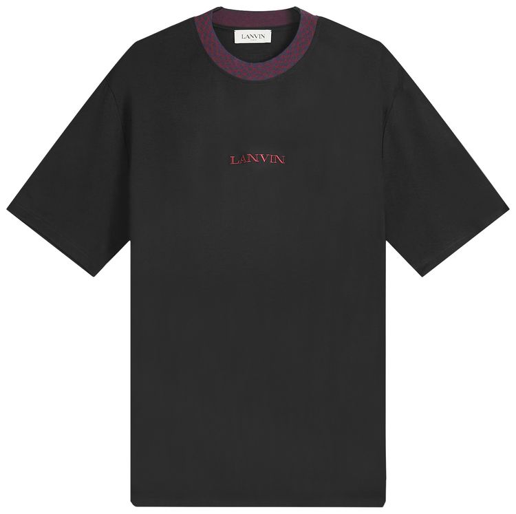 Lanvin Logo T Shirt Black