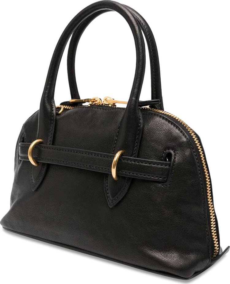 Miu Miu Aventure Nappa Leather Top Handle Bag Black