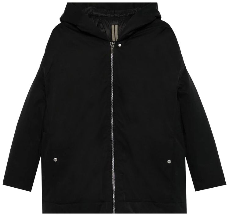 Rick Owens DRKSHDW Padded Hooded Peter Jacket Black