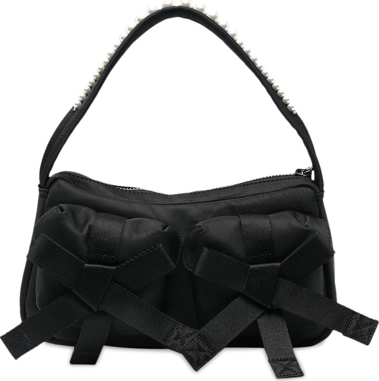 Simone Rocha Classic Bow Shoulder Bag BlackPearl