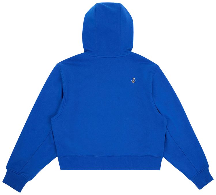 Ader Error Logo Hoodie Blue