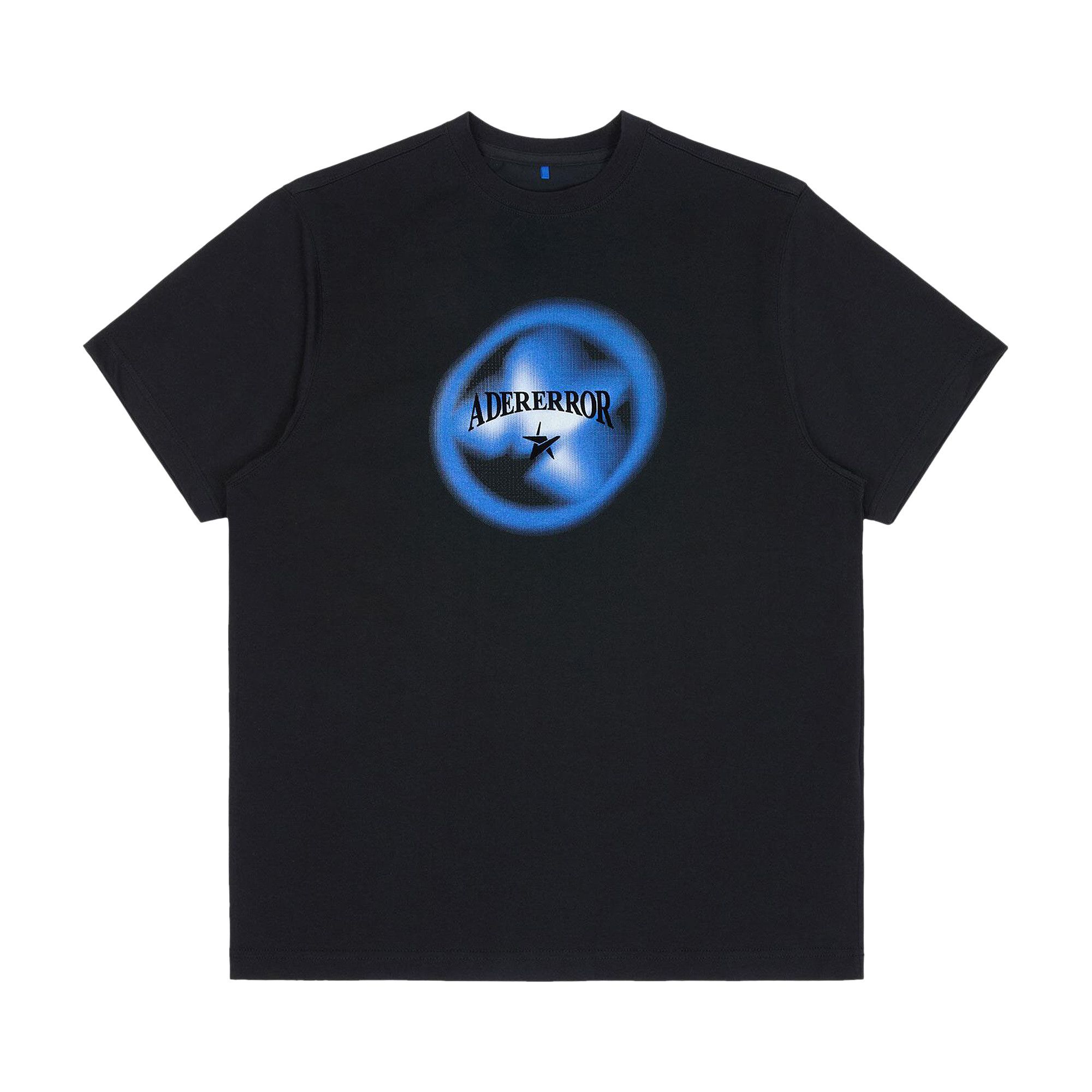 【ADER ERROR】CAEF LOGO T-SHIRT ADER error Caef cotton T-shirt | REVERSIBLE
