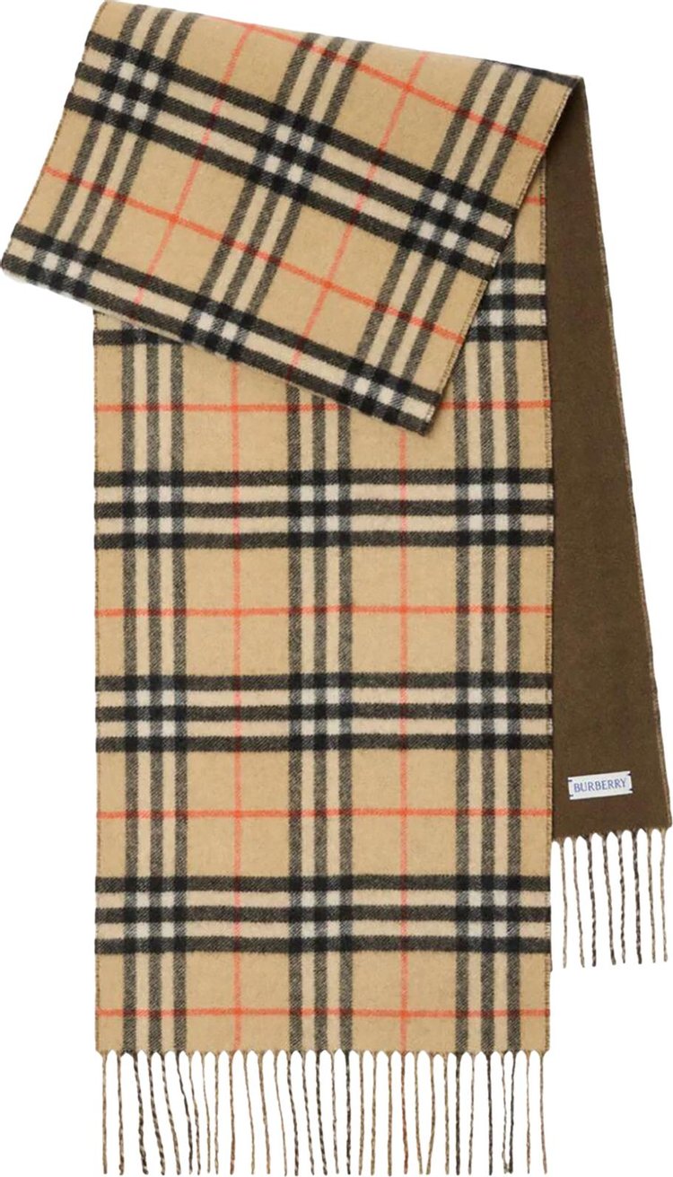 Burberry Vintage Check Scarf SandBison