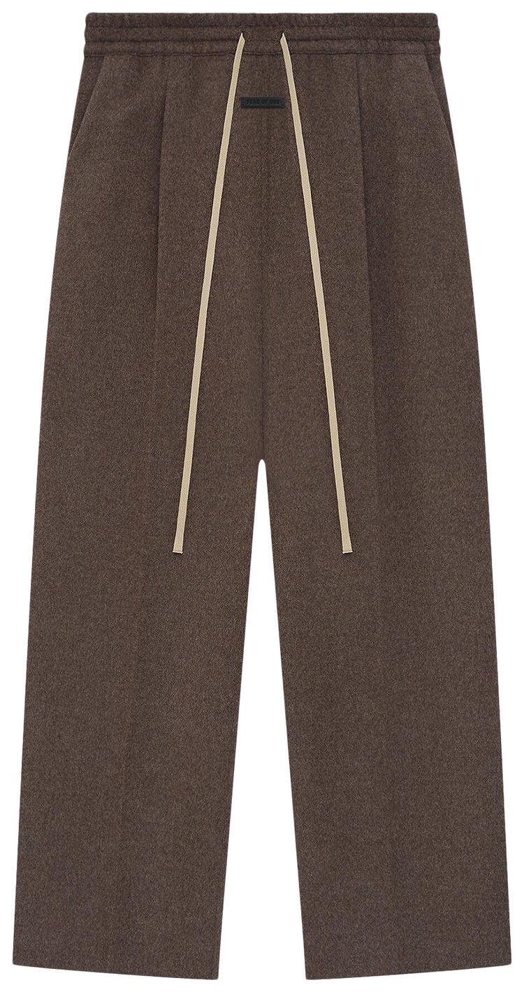 Fear of God Single Pleat Wide Leg Pants Mocha