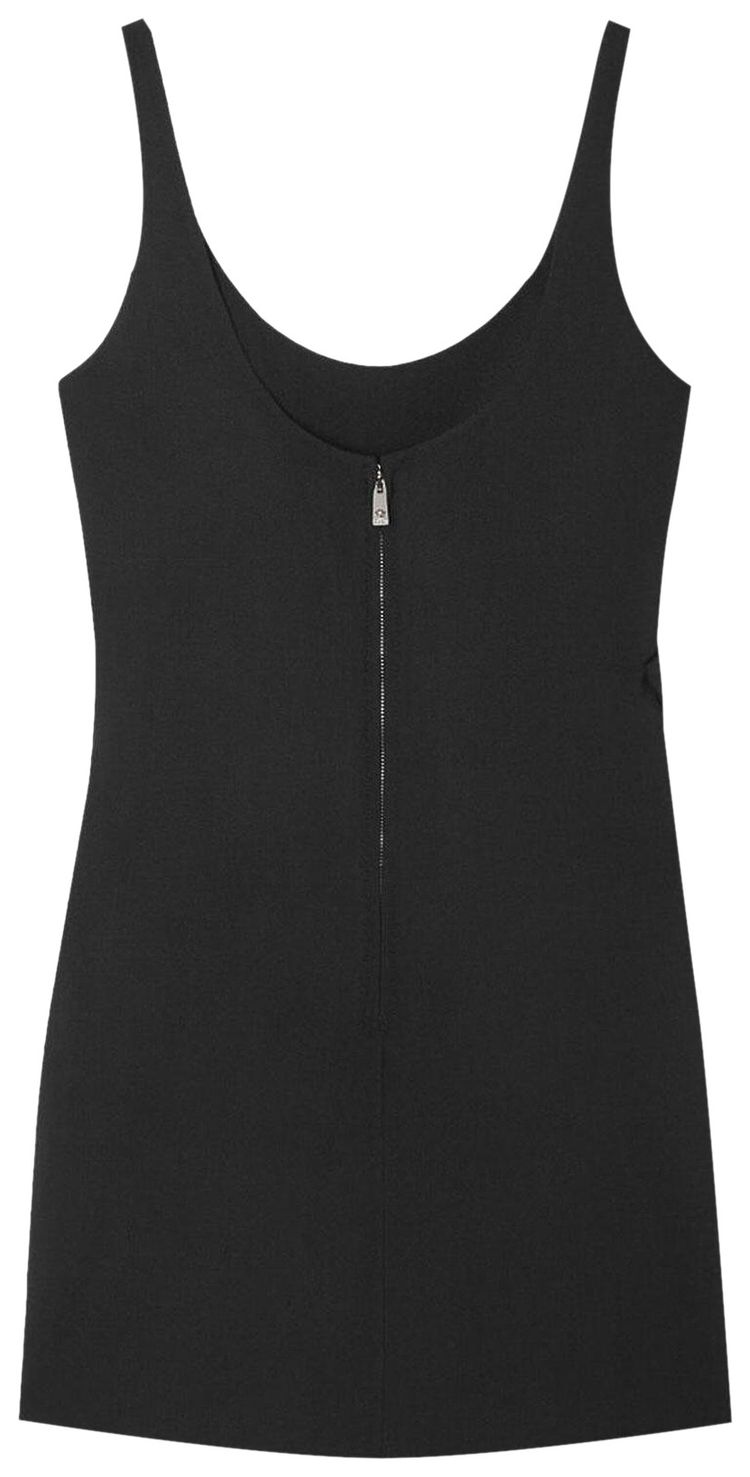 Versace Double Wool Dress Black