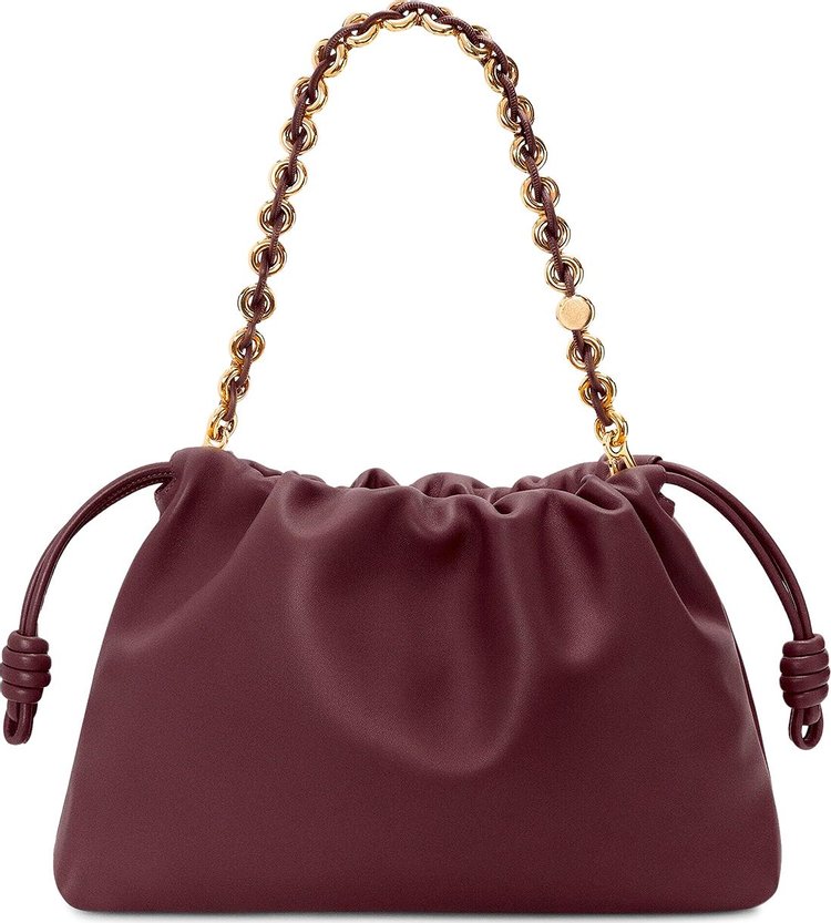 Loewe Large Flamenco Bag Dark Burgundy